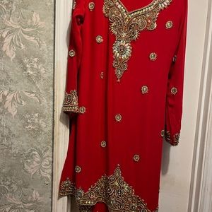 Red top and pant set brand new from Dubai